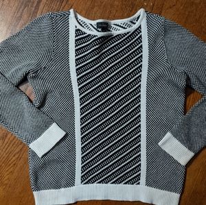 The Limited. Black and White sweater